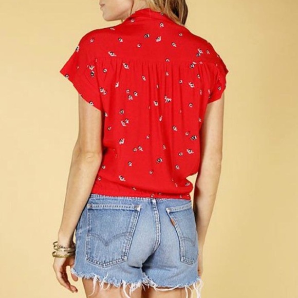 EUC Knot Sisters Ethel Short Sleeve top - Picture 2 of 5